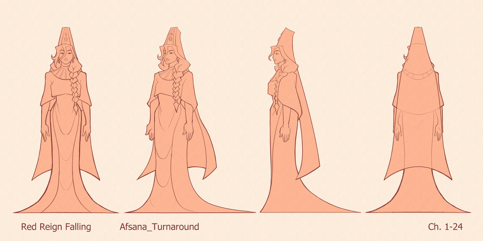 Afsana Character Turnaround