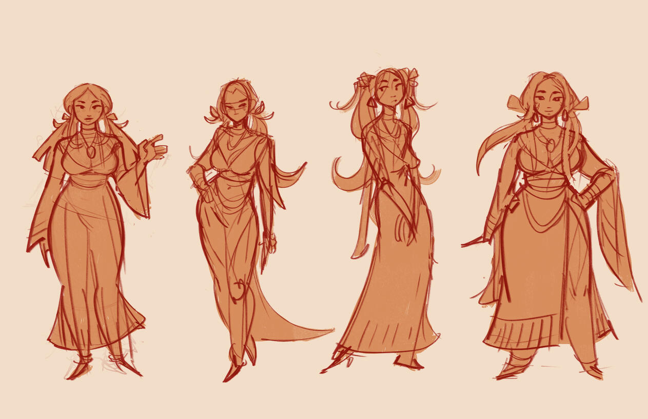 Aine Character Variations