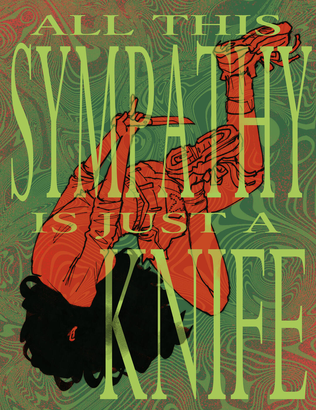 Personal illustration based on Charli XCX&#39;s &quot;Sympathy is a Knife&quot;
