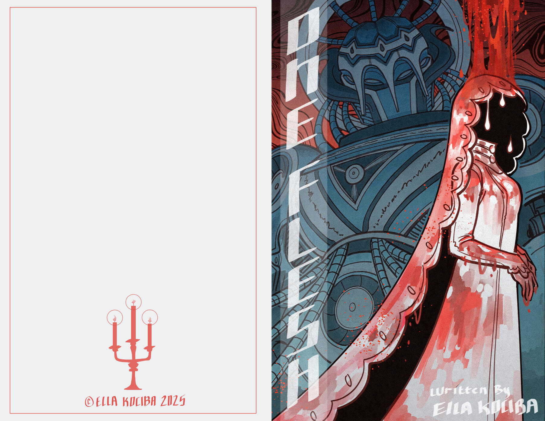 Full Cover Design for "One Flesh" Short Story
