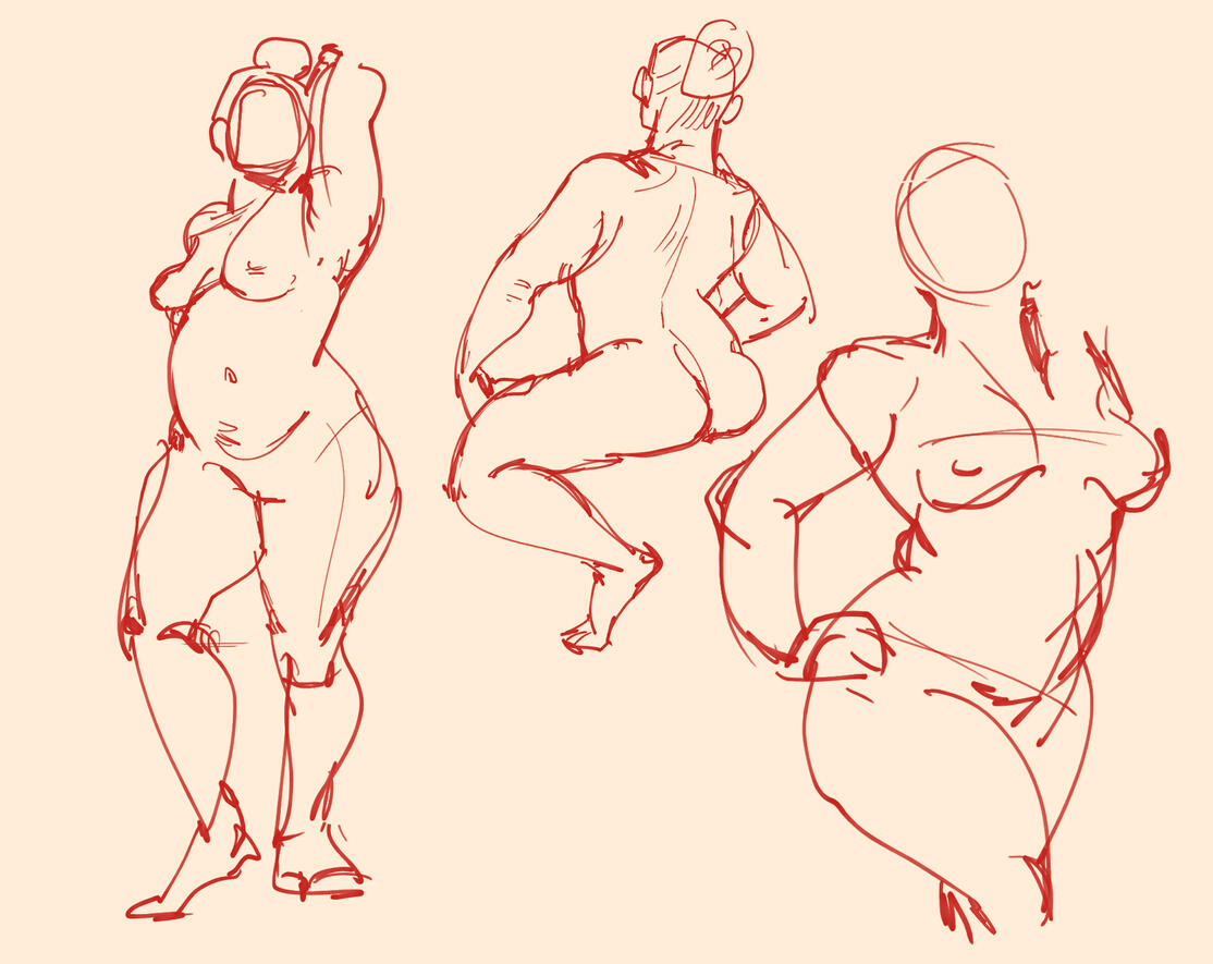 More Gesture Drawings