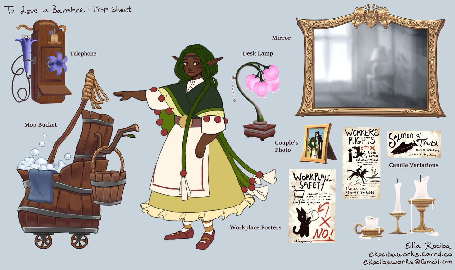 To Love a Banshee - Incidental Props