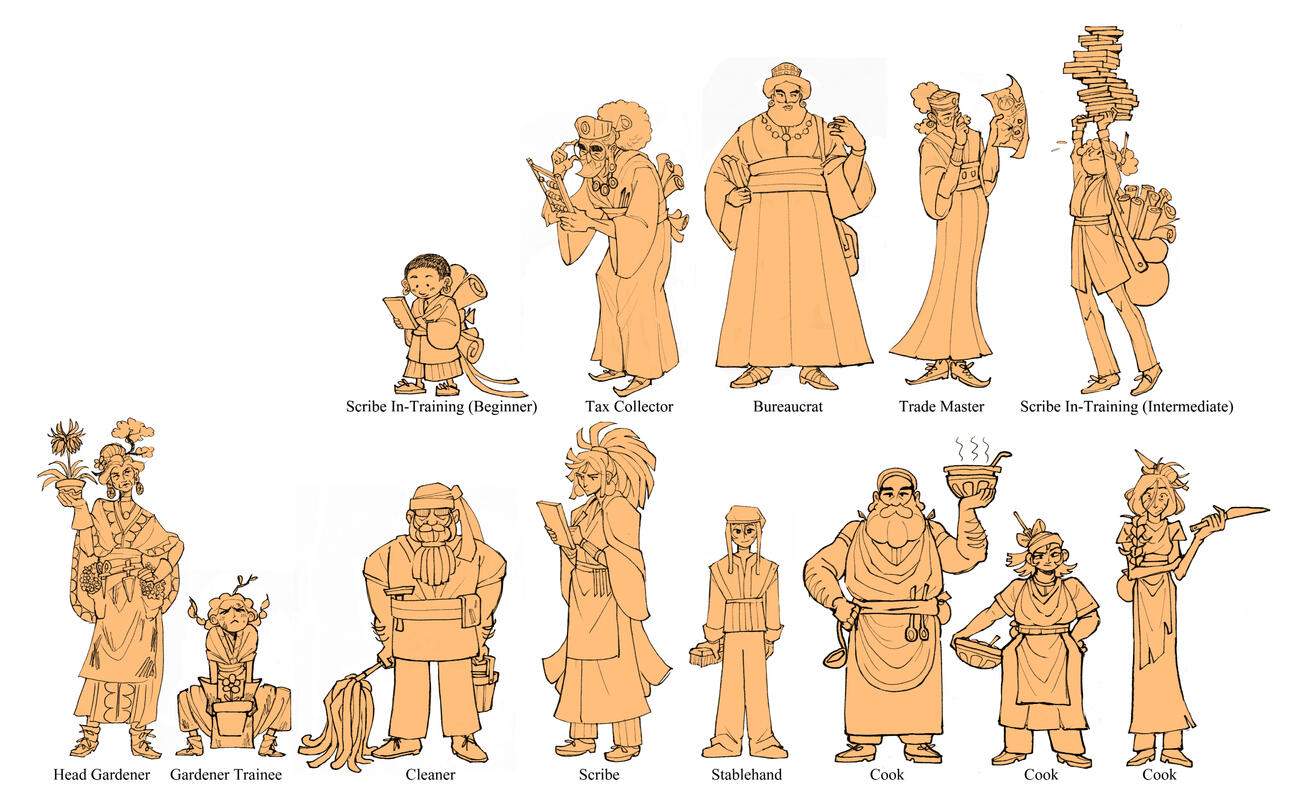 Palace Incidental Characters