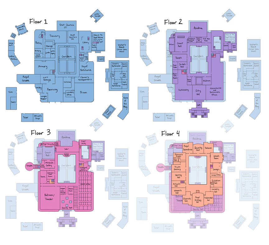 Palace Floor Plan / Layout