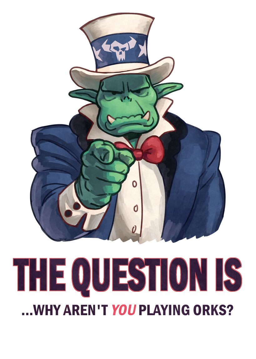 40k Lorecast Ork Design