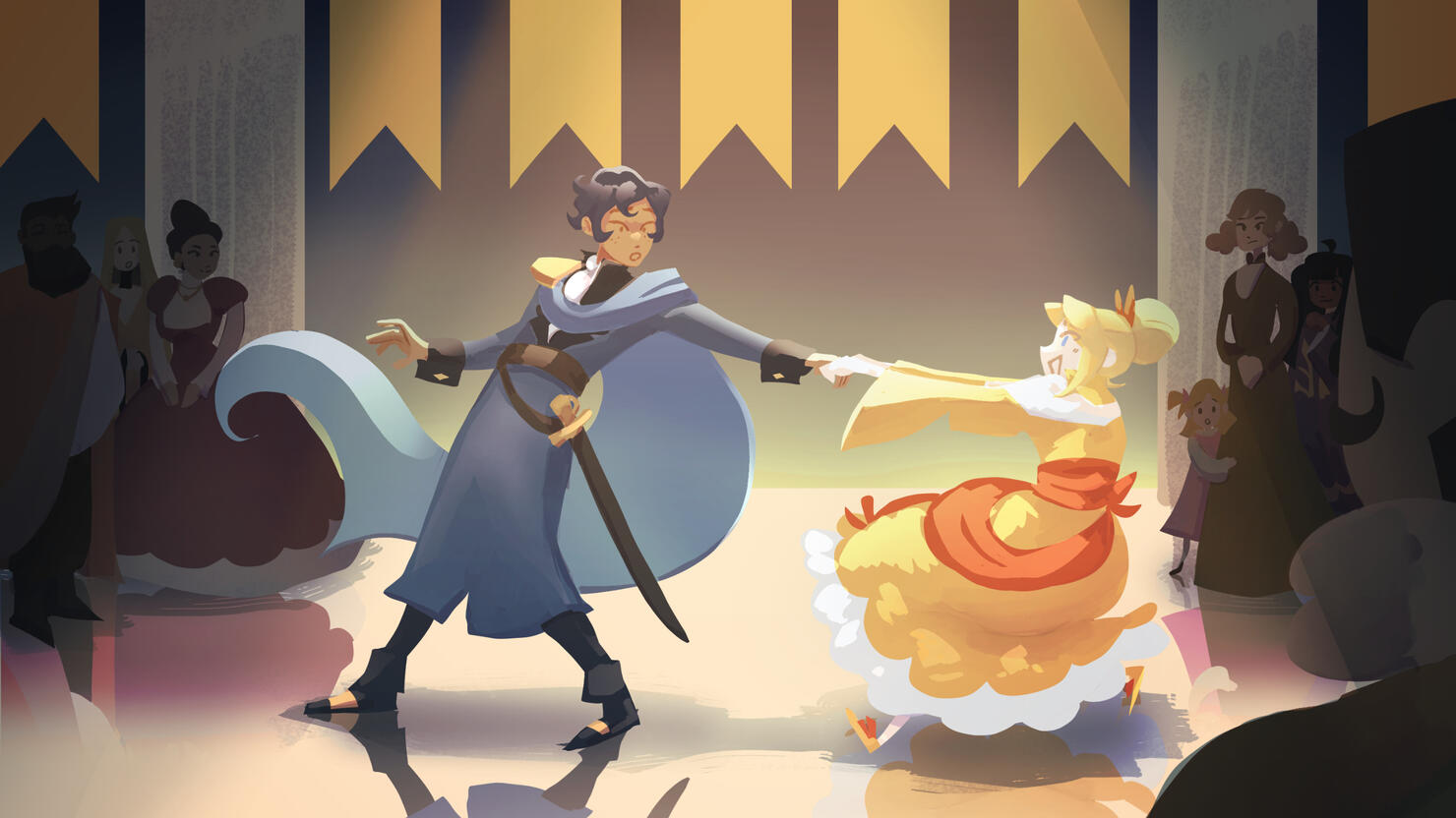 Riliane meets Prince Kyle (Evillious Color Key 4)