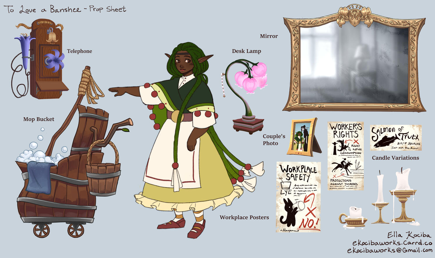 To Love a Banshee - Incidental Props